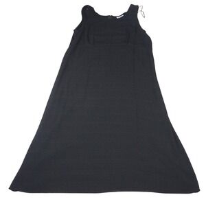 K Woman Black Sleeveless A Line Midi Dress Size 20W‎ Style 891785